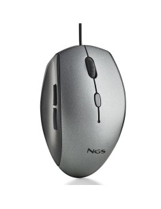 ph2MOTH GRAY h2pRAToN ERGONoMICO CON CABLE Y BOTONES SILENCIOSOS ADAPTADOR USB A TIPO C pulliRaton ergonomico con cable y boton